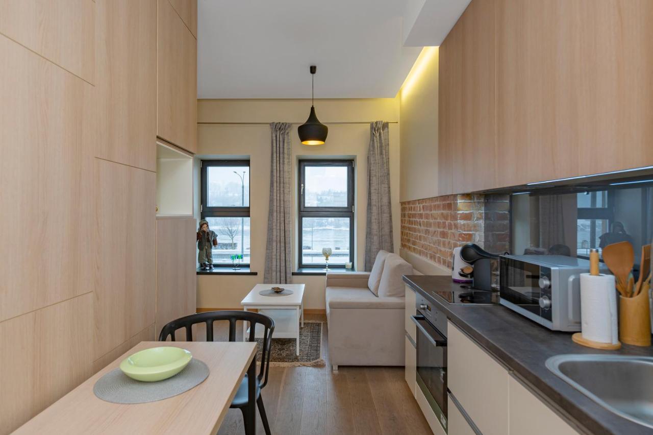Deluxe River View Apartment By Polo Apartment Kaunas Exteriör bild